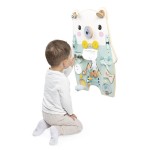 Duża drewniana tablica manipulacyjna 20 aktywności Miś Pure 18m+ / Janod