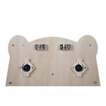 Duża drewniana tablica manipulacyjna 20 aktywności Miś Pure 18m+ / Janod