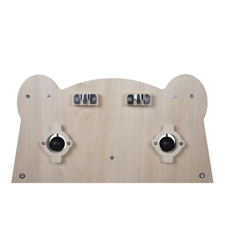 Duża drewniana tablica manipulacyjna 20 aktywności Miś Pure 18m+ / Janod