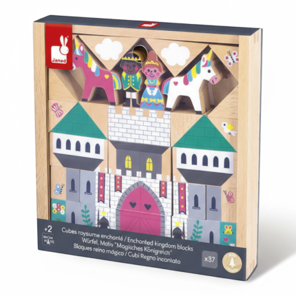 Zestaw klocków i figurek 37 el. Zaczarowane królestwo Cross Roads 2+ / Janod
