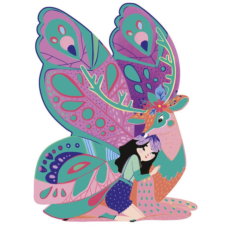 Multizestaw kreatywny 11 dekoracji Wróżki Magic Fairies 5+ / Janod