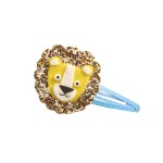 Zestaw kreatywny do tworzenia biżuterii Brokatowe spinki do włosów Egzotyczne zwierzęta 5+ / Janod