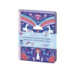 Zestaw zaproszeń papeteria Jednorożce Kraina snów 6+ / Janod