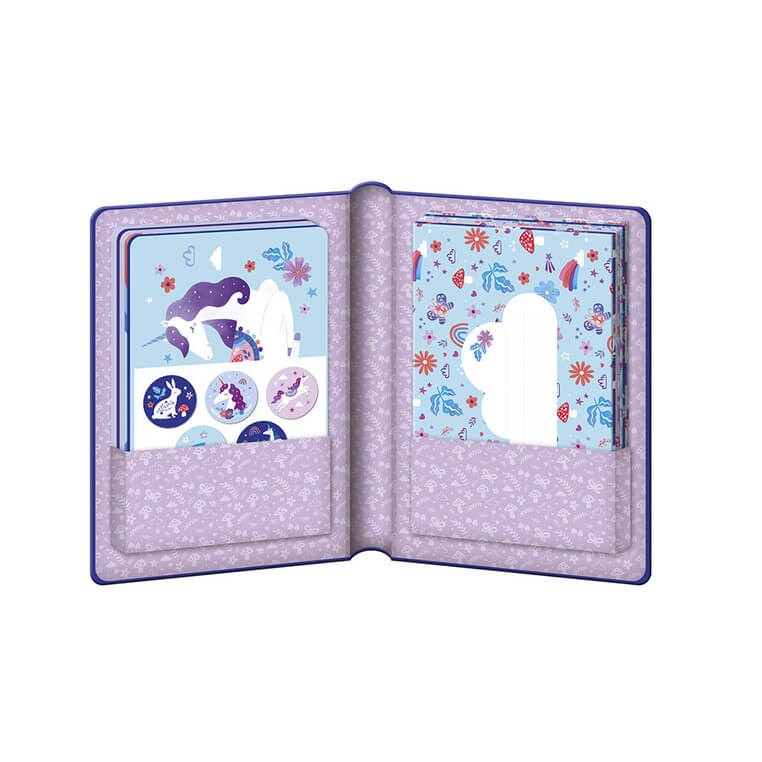 Zestaw zaproszeń papeteria Jednorożce Kraina snów 6+ / Janod