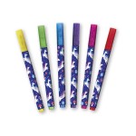 Brokatowe flamastry markery 6 kolorów Jednorożce Kraina snów 6+ / Janod