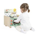 Mała drewniana kuchnia z 9 akcesoriami Shiny Grandma 3+ / Janod