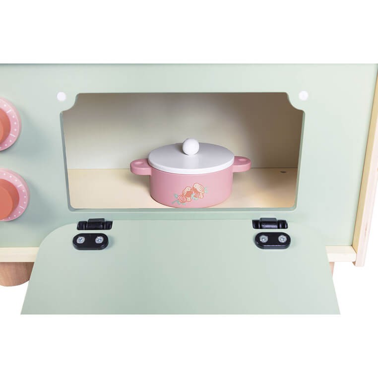 Mała drewniana kuchnia z 9 akcesoriami Shiny Grandma 3+ / Janod