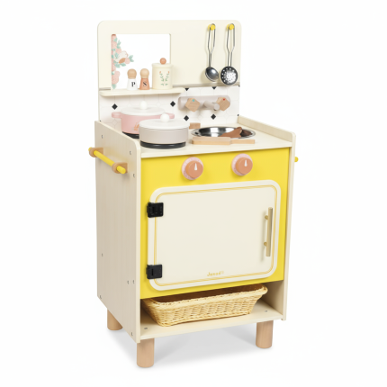 Drewniana kuchnia z 10 akcesoriami Shiny Grandma 3+ / Janod