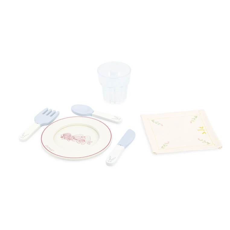 Zestaw piknikowy w walizce z akcesoriami 24 el. Shiny Grandma 3+ / Janod