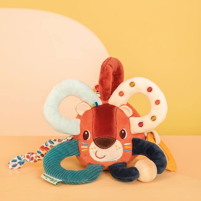 Piłeczka aktywizująca wielofunkcyjna Lew Jack 3 m+ / Lilliputiens