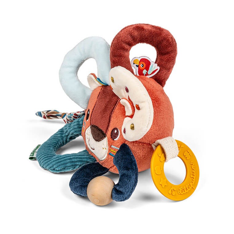 Piłeczka aktywizująca wielofunkcyjna Lew Jack 3 m+ / Lilliputiens