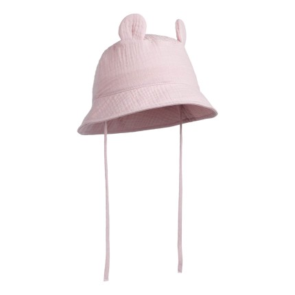 Kapelusz letni z muślinu ROSE / Pink no More