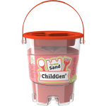 Piasek kinetyczny z foremką, 100% naturalny CZERWONY, 500g