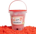 Piasek kinetyczny z foremką, 100% naturalny CZERWONY, 500g