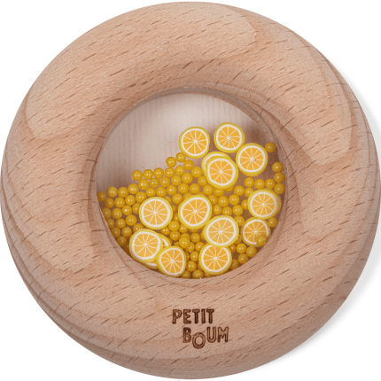 Grzechotka sensoryczna - Cytryna / Petit Boum