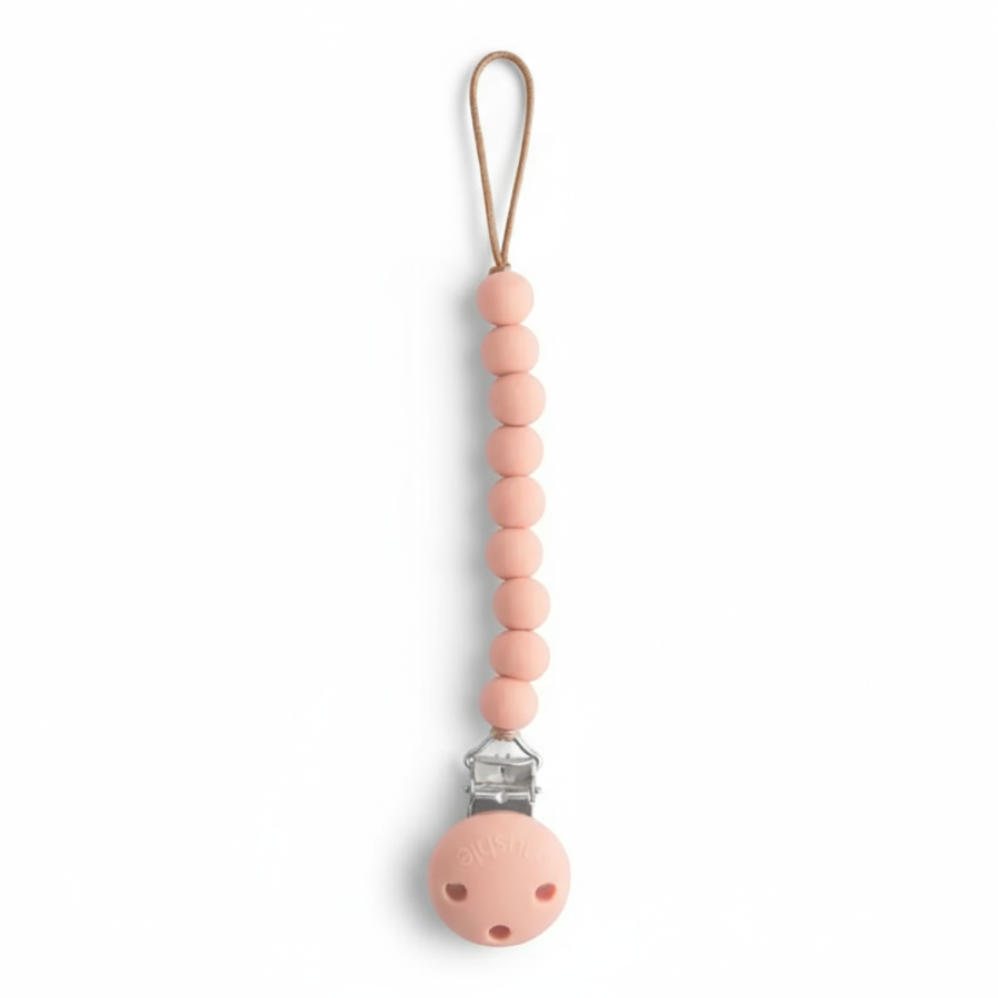 Zawieszka silikonowa na smoczek Hera - Powder Pink / Mushie