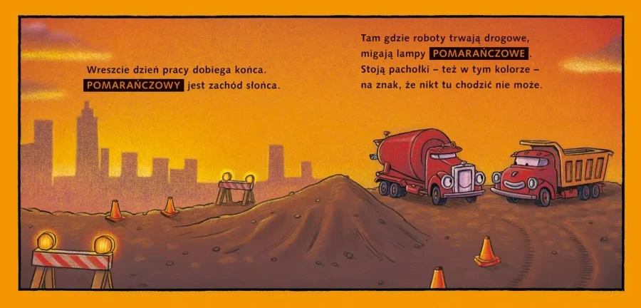 Wywrotka i kolory. Snów kolorowych, placu budowy / Nasza księgarnia