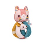 Grzechotka z uchwytami Kotka Jeanne 6 m+ / Lilliputiens