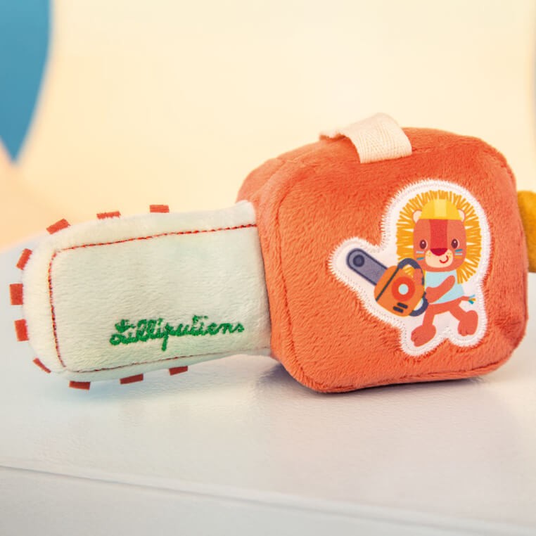 Grzechotka piła Lew Jack 3 m+ / Lilliputiens