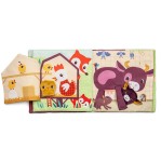 Książeczka aktywizująca z mini-pacynkami Farma 12 m+ / Lilliputiens