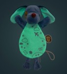 Przytulanka komforter pacynka świecąca w ciemności Piesek Jules 0 m+ / Lilliputiens