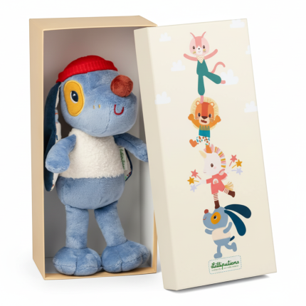 Przytulanka w ozdobnym pudełku Piesek Jules 3 m+ / Lilliputiens