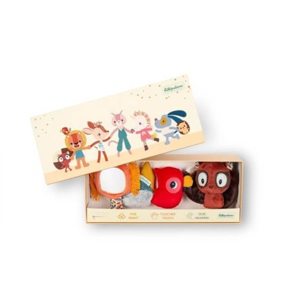 Zestaw rozwijający zmysły multisensoryczny Lew Jack 0 m+ / Lilliputiens