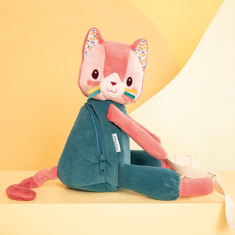 Miękki plecak przytulanka Kotka Jeanne / Lilliputiens