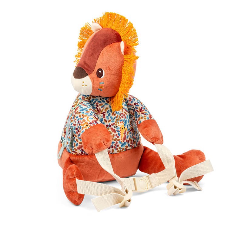 Miękki plecak przytulanka Lew Jack / Lilliputiens