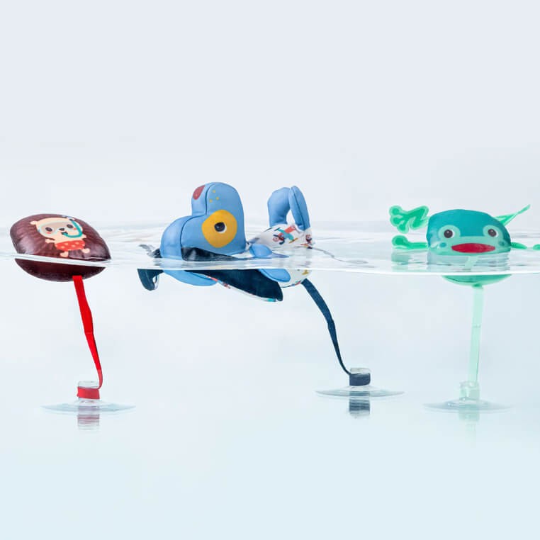 Zestaw 3 zabawek do kąpieli z przyssawkami Piesek Jules 3 m+ / Lilliputiens