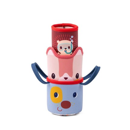 3 kubeczki do kąpieli Piesek Jules 6 m+ / Lilliputiens