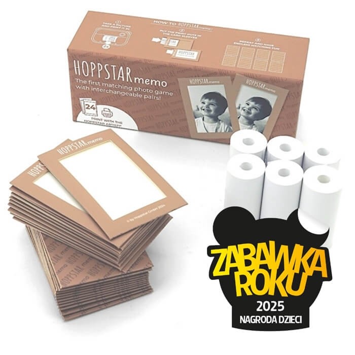 Gra Memo i Wkłady do Aparatu Artist 6 szt. / Hoppstar
