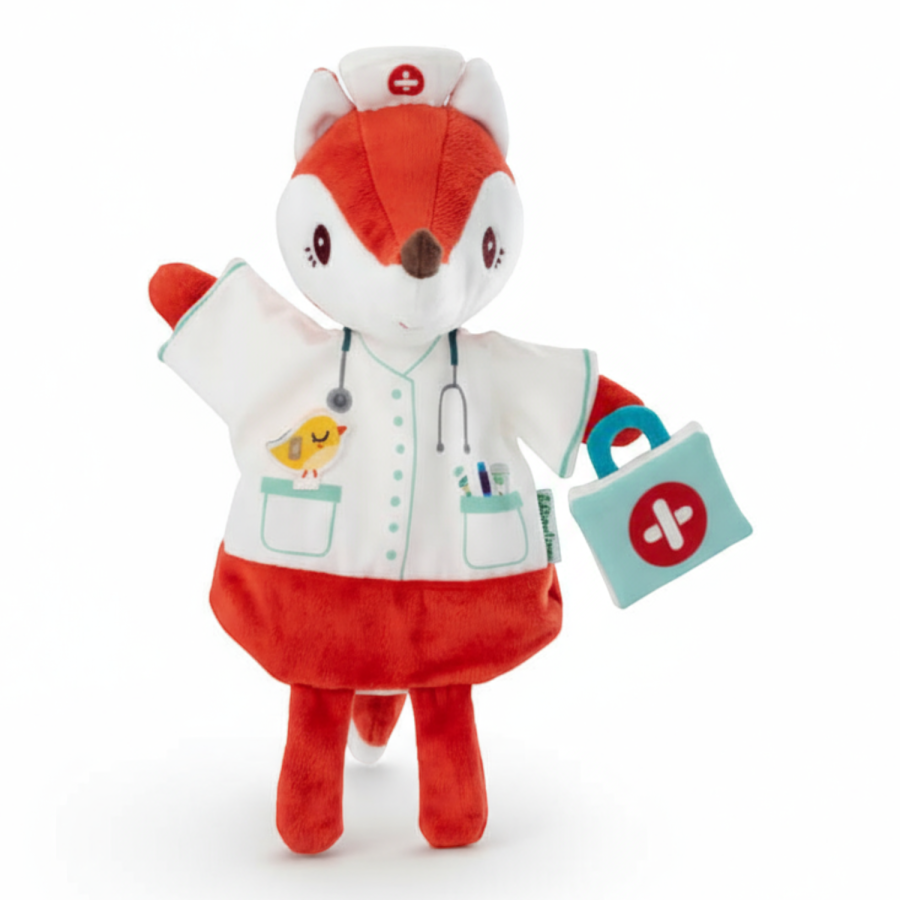 Pacynka z akcesoriami Lisiczka Doktor Alice / Lilliputiens