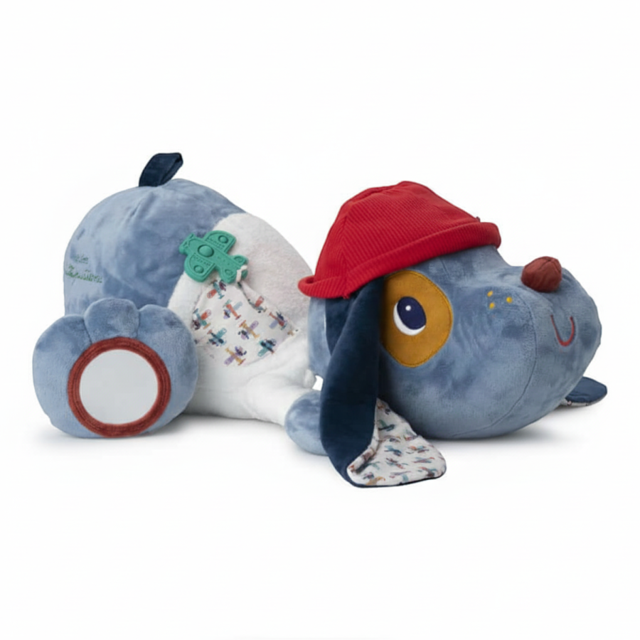 Duża przytulanka aktywizująca Piesek Jules 6 m+ / Lilliputiens