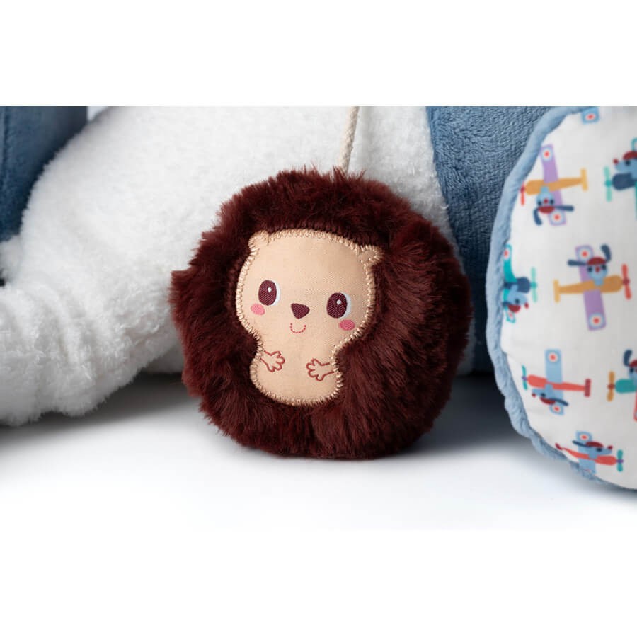 Duża przytulanka aktywizująca Piesek Jules 6 m+ / Lilliputiens