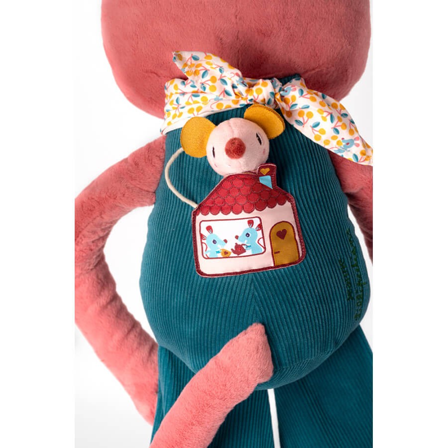 Duża przytulanka aktywizująca Kotka Jeanne 6 m+ / Lilliputiens