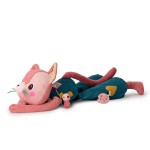 Duża przytulanka aktywizująca Kotka Jeanne 6 m+ / Lilliputiens