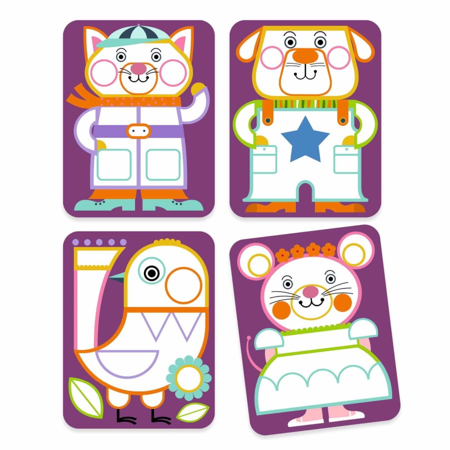 Malowanie z paletą farb MALI PRZYJACIELE / Djeco