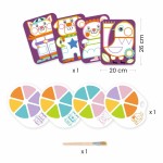 Malowanie z paletą farb MALI PRZYJACIELE / Djeco