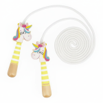 Skakanka z drewnianymi rączkami Jednorożec Applepop 3+ / Janod