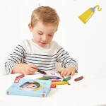 Kredki woskowe 12 kolorów 12m+ / Janod