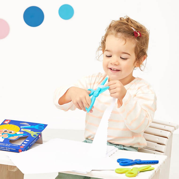 Pierwsze nożyczki kreatywne do wycinania wzorów 3szt. 3+ / Janod