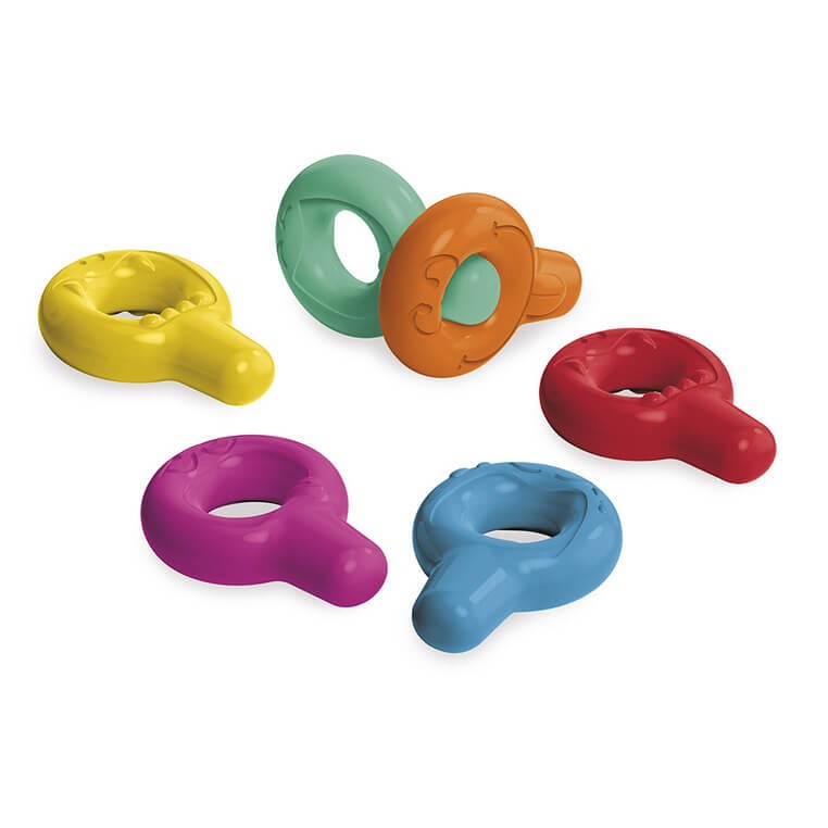 Pierwsze kredki świecowe z uchwytem 6 kolorów 12m+ / Janod