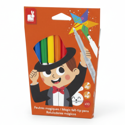 Magiczne flamastry zmieniające kolor 10 kolorów 3+ / Janod