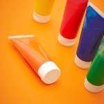 Farbki do malowania rękami 5 kolorów 12m+ / Janod