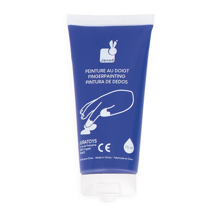 Farbki do malowania rękami 5 kolorów 12m+ / Janod