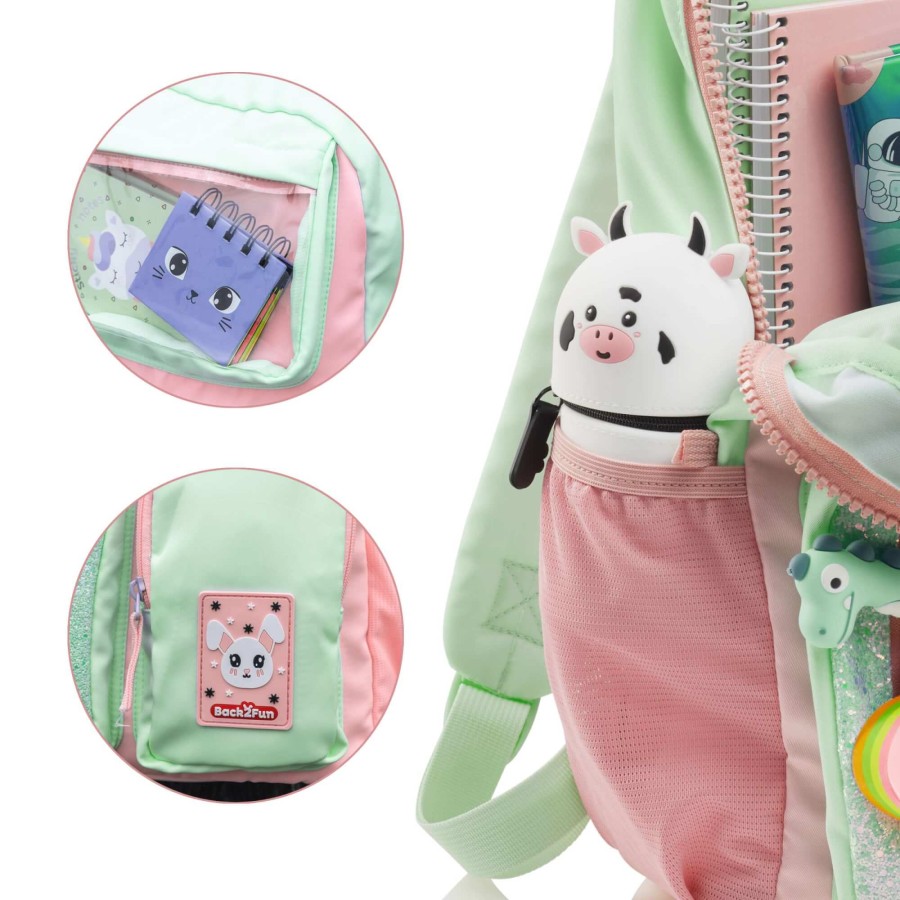 Plecak czterokomorowy - Turkusowy 17L / Miquelrius