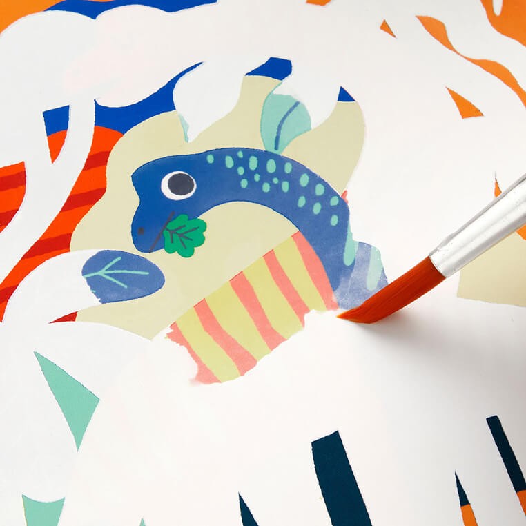 Kolorowanka wodna wielorazowa Magia kolorów Potężne dinozaury 2+ / Mudpuppy