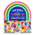 Zestaw kreatywny z malowanką, wielokolorową kredką i naklejkami Tęczowy świat 6+ / Mudpuppy
