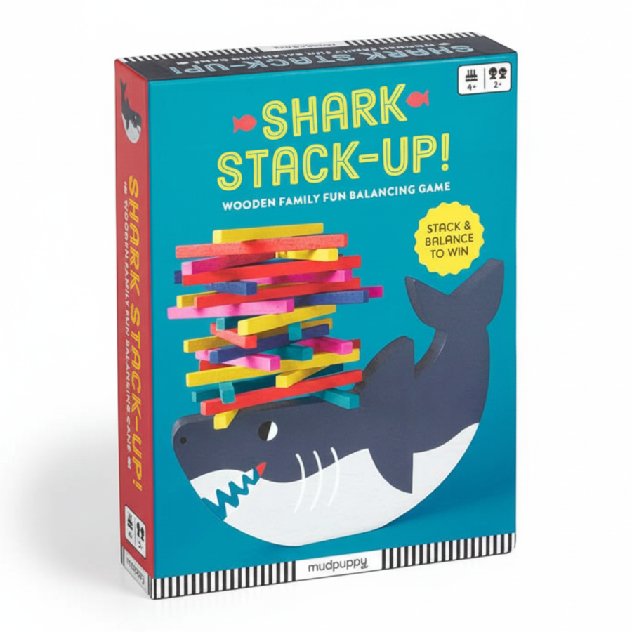 Drewniana gra balansowa Rekin 4+ / Mudpuppy